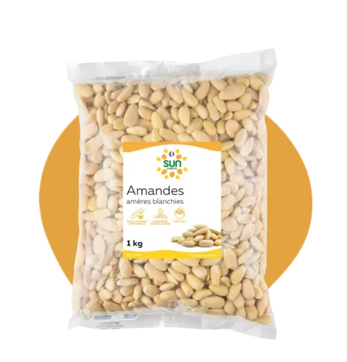 Amandes amères blanchies - 1 kg