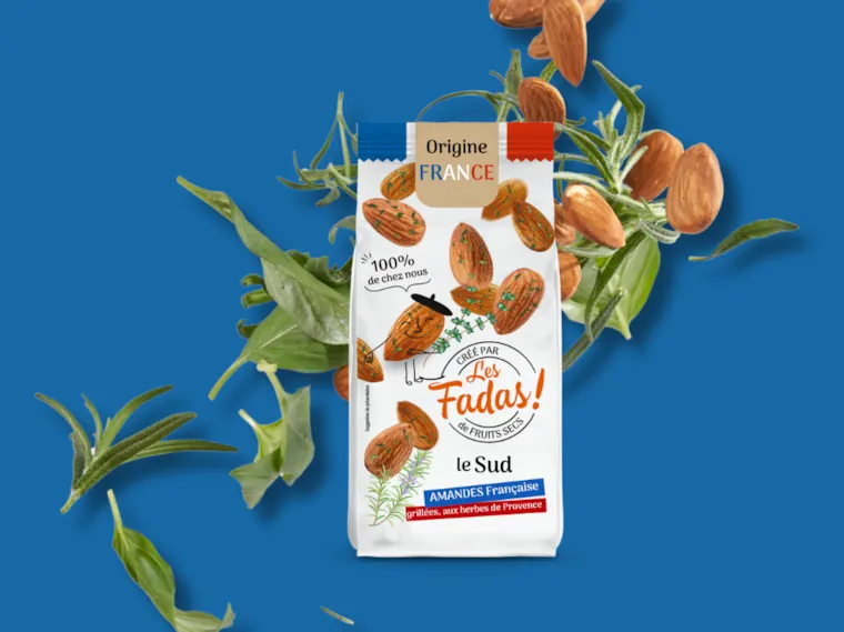 Amandes grillée aux herbes de Provence