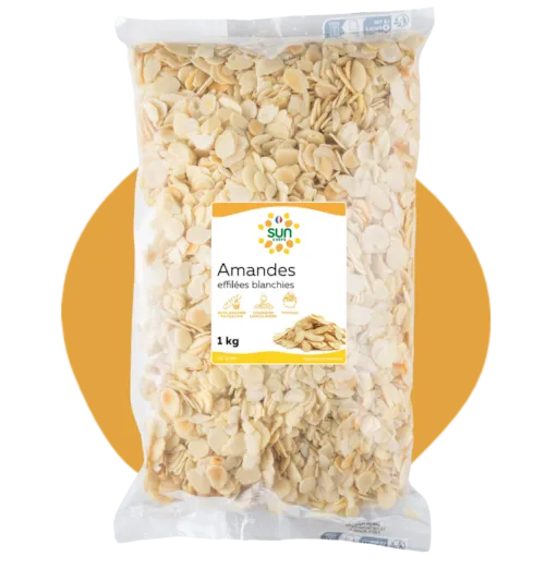 Amandes blanchies effilées 1 - 1,2MM - 1 kg