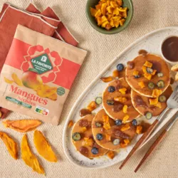 Pancake à la mangue séchée