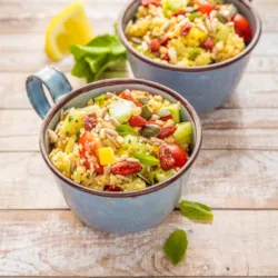 Taboulé aux graines et citron confit