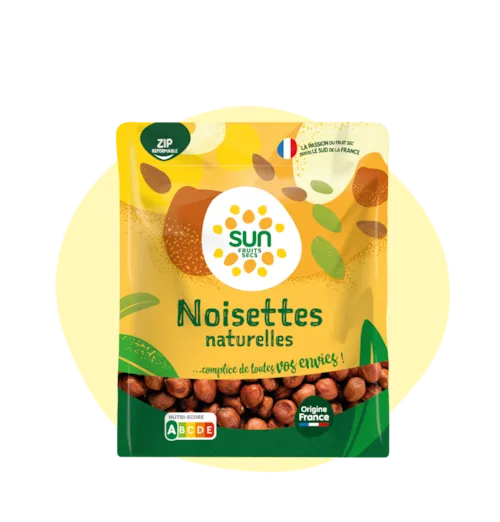 Noisettes décortiquées