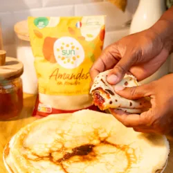 Crêpes à la poudre d'amande