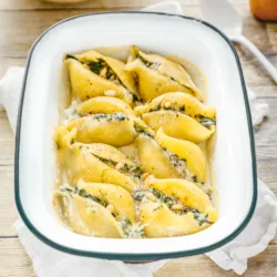 Conchiglionis épinards et pignons